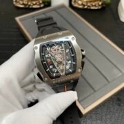 Luxury Best Richard Mille RM 40-01 Replica McLaren Speedtail – Water-Drop Case, Black Rubber Strap, Swiss Movement - Image 6