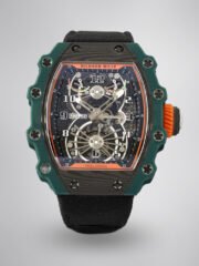 Swiss Made RICHARD MILLE RM 21-02 Replica Tourbillon Aerodyne Best Quality with Skeleton Dial