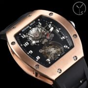 Swiss Richard Mille RM 002-V2 Replica Watch – Skeleton Dial, Black Rubber Strap, 45mm Men’s Luxury Timepiece - Image 4