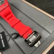 Replica Richard Mille RM 52-01 Skeleton Skull Dial Men's Watch – Swiss Movement, Red Carbon Case - Image 10