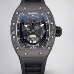 Best Richard Mille RM 052 Replica Black Carbon Fiber Case Watch – Men’s Luxury Watch With Skeleton Skull Dial