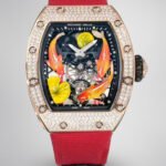 Replica RICHARD MILLE RM S10 Koi Tourbillon Watch with Rose Gold Case