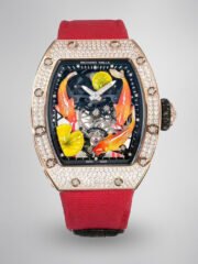 Replica RICHARD MILLE RM S10 Koi Tourbillon Watch with Rose Gold Case