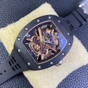 Best Swiss RM47 Black Samurai Tourbillon Replica Watch - Image 7