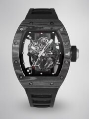 Replica Swiss RM055 Carbon Fiber Replica Watch – Skeleton Design