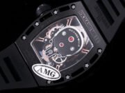 Replica Richard Mille RM052 Skull Tourbillon Super Clone Watch 43mm Swiss Skeleton Design - Image 8