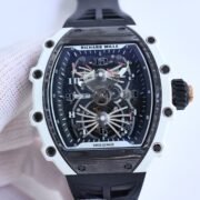 Replica Richard Mille RM21-02 Watch – Swiss Skeleton Tourbillon, Carbon Case, Sport Style - Image 2
