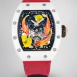 Best Replica Richard Mille RM S10 Koi Tourbillon Watch – Red Strap