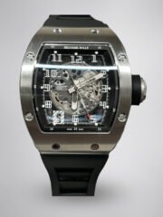 Swiss Richard Mille RM 010 Replica – Skeleton Dial Men’s Watch With Black Rubber Strap And Sapphire Crystal