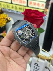 Best Richard Mille RM35-02 Carbon Fiber Skeleton Dial Swiss Replica Watch - Image 7