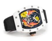 Richard Mille Replica RM S10 Koi Tourbillon Watch with White Ceramic Case - Image 6