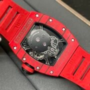 Replica Richard Mille RM 52-01 Skeleton Skull Dial Men's Watch – Swiss Movement, Red Carbon Case - Image 9
