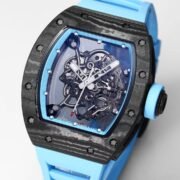 Replica Richard Mille RM 055 Carbon Fiber Men's Watch: A Masterpiece of Innovation, Craftsmanship, and Modern Elegance - Image 7