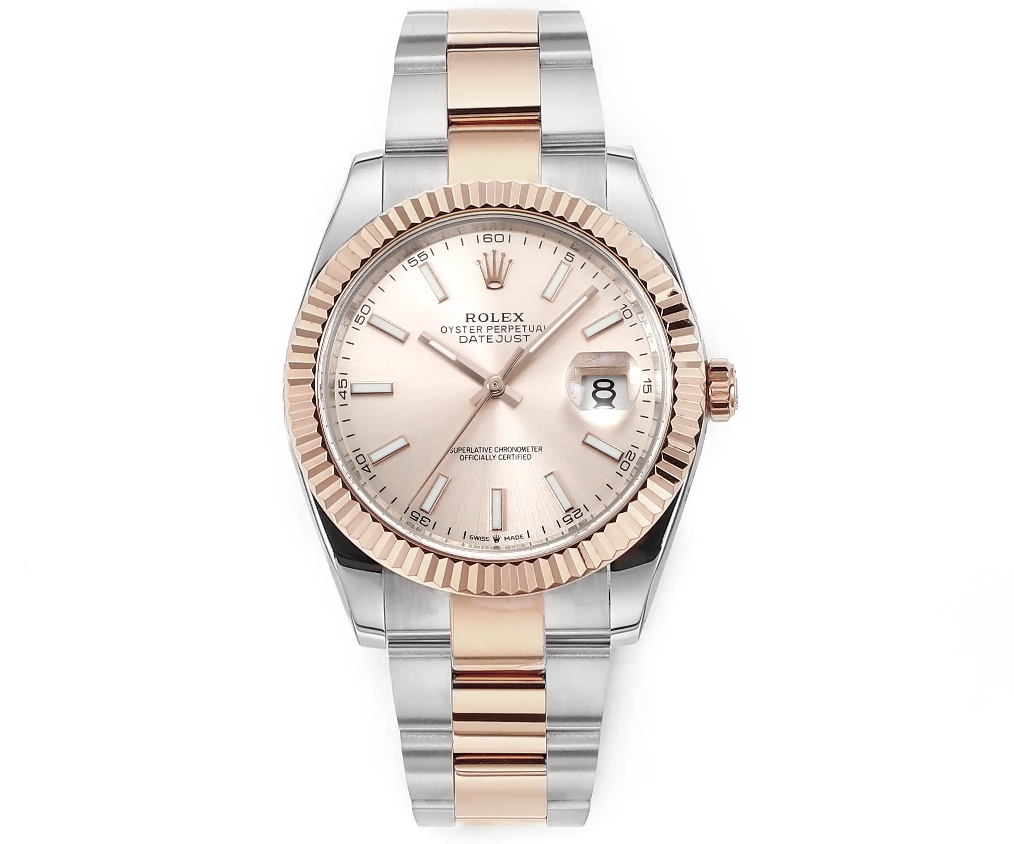 src_0-102.webp Rolex Datejust 41mm Two-Tone Rose Gold and Stainless Steel - Image 1