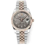 Rolex Datejust 41mm Watch with Platinum Bezel, Grey Dial
