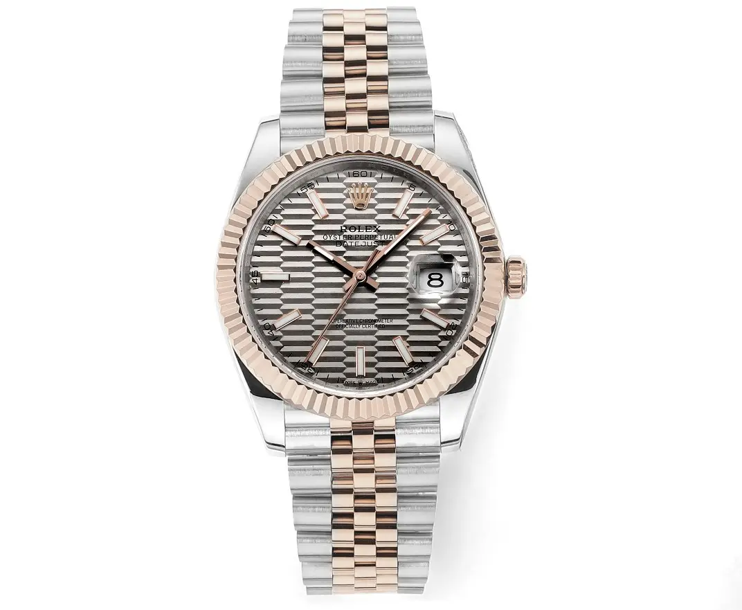 src_0-103.webp Rolex Datejust 41mm Watch with Platinum Bezel, Grey Dial - Image 1