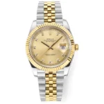 Rolex Datejust 41mm Two-Tone Gold & Steel Watch with Diamond Bezel