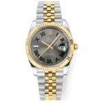 Rolex Datejust 41mm Watch – Two-Tone Steel and Gold with Grey Dial