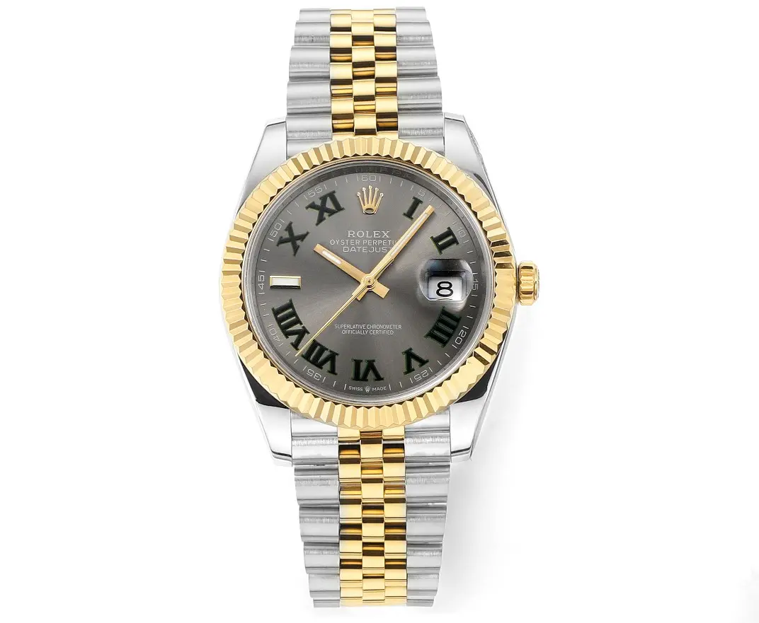 src_0-110.webp Rolex Datejust 41mm Watch – Two-Tone Steel and Gold with Grey Dial - Image 1