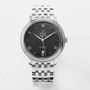 Omega De Ville Black Dial Steel