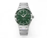 Omega Constellation 41mm Green Ceramic Watch