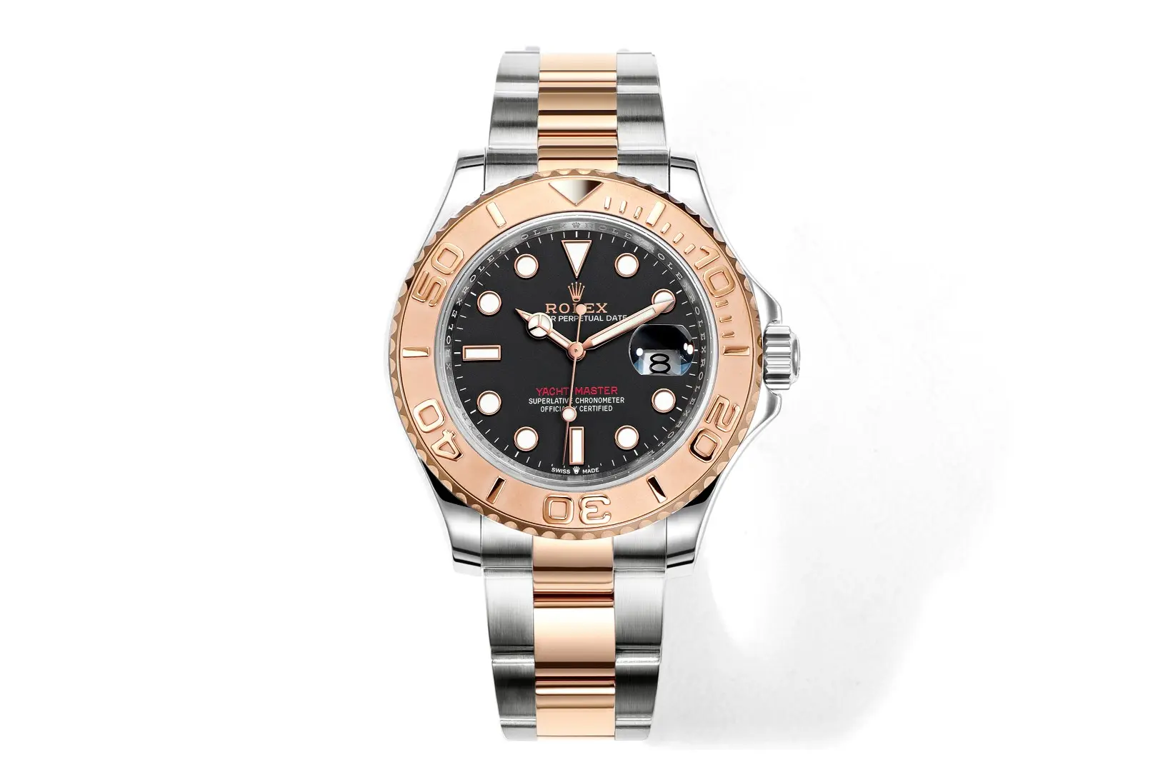 src_0-145.webp Rolex Yacht-Master 42mm Two-Tone Stainless Steel & 18k Everose Gold with Black Dial Automatic - Image 1