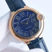 Cartier Ballon Bleu Automatic Blue Rosegold Watch – High-Quality Cartier - Image 2