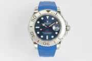 Rolex Yacht-Master 42 Blue Dial Stainless Steel Case with Blue Rubber Strap