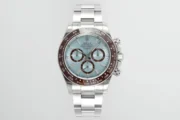 Rolex Daytona – Silver Stainless Steel, Blue Dial, Premium Chronograph