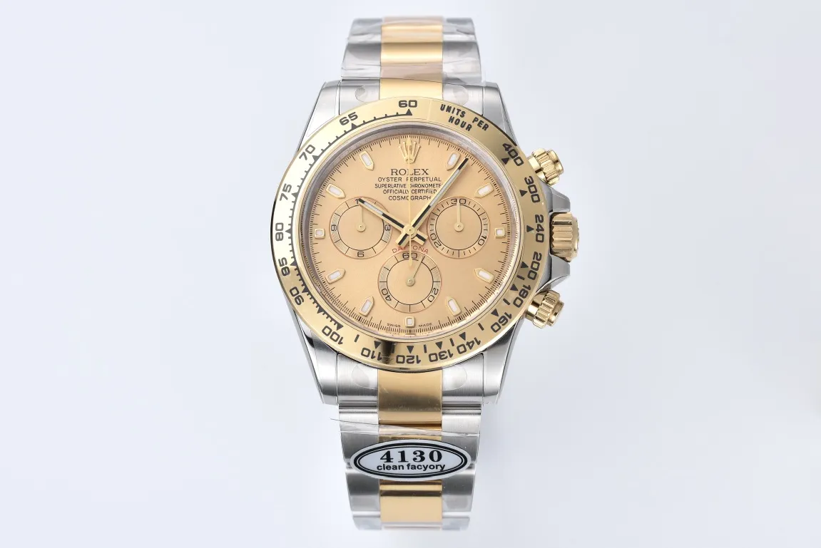 src_0-185.webp Rolex Daytona Two-Tone Champagne Dial Engraved - Image 1