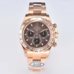 Rolex Daytona 116505 Rose Gold Daytona – Brown Dial, Three-Piece Strap Chronograph