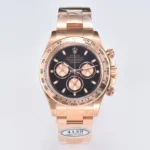 Rolex Daytona 116505 Full Rose Gold with Black Enamel Dial