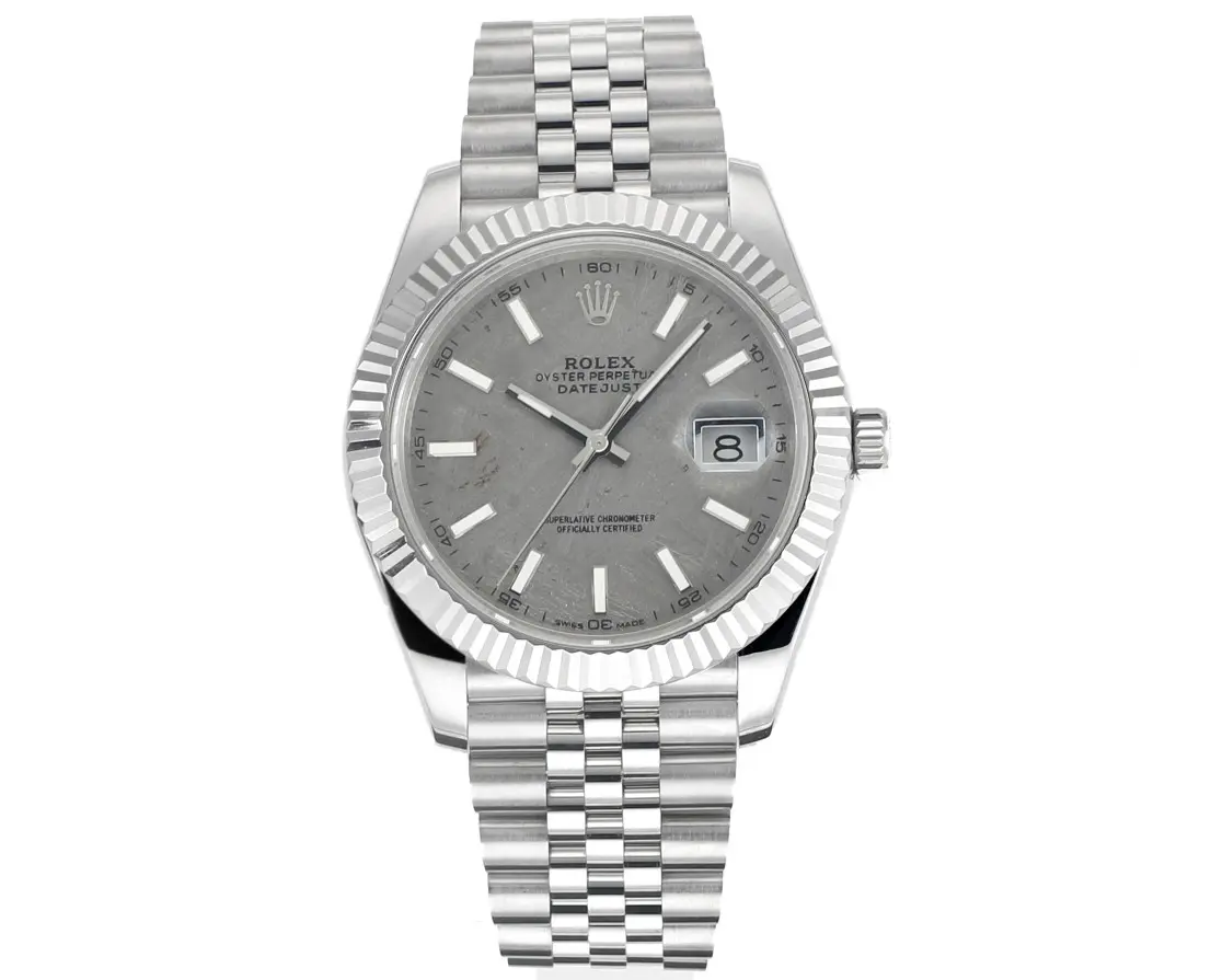 src_0-230.webp Rolex Datejust 41mm Meteorite Dial Stainless Steel Watch – Silver - Image 1