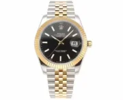 Rolex Datejust 41mm Black Dial Two-Tone Jubilee Bracelet