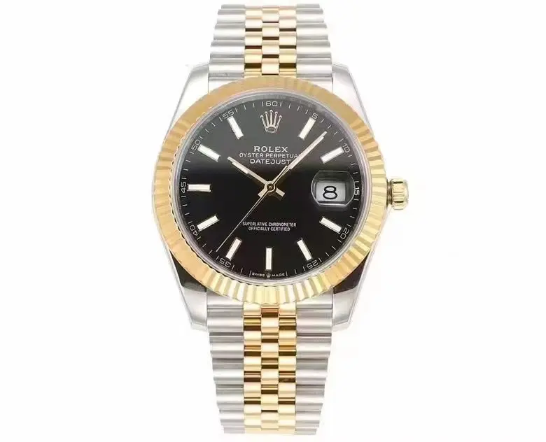 src_0-231.webp Rolex Datejust 41mm Black Dial Two-Tone Jubilee Bracelet - Image 1