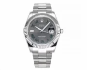 Rolex Datejust 41mm – Silver Stainless Steel with Grey Dial