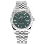 Rolex Datejust 41mm Green Dial Stainless Steel Oyster Bracelet