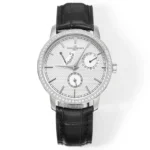 Vacheron Constantin Traditionnelle 83520/000R-9909 – Silver Dial, Black Leather Strap, Multi-Function