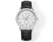 Vacheron Constantin Traditionnelle 83520/000R-9909 – Silver Dial, Black Leather Strap, Multi-Function