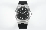 Vacheron Constantin Overseas – Black Dial, Stainless Steel Case, Rubber Strap with Interchangeable System