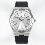 Vacheron Constantin Overseas – Silver Dial, Black Rubber Strap, 41mm Stainless Steel Case