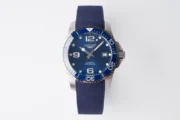 Longines Conquest Blue Dial Rubber Strap