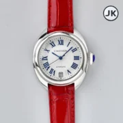 Cartier Cle de Cartier Automatic Red Leather