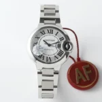Cartier Ballon Bleu 33mm Silver Watch