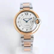 Cartier Ballon Bleu Rose Gold Steel