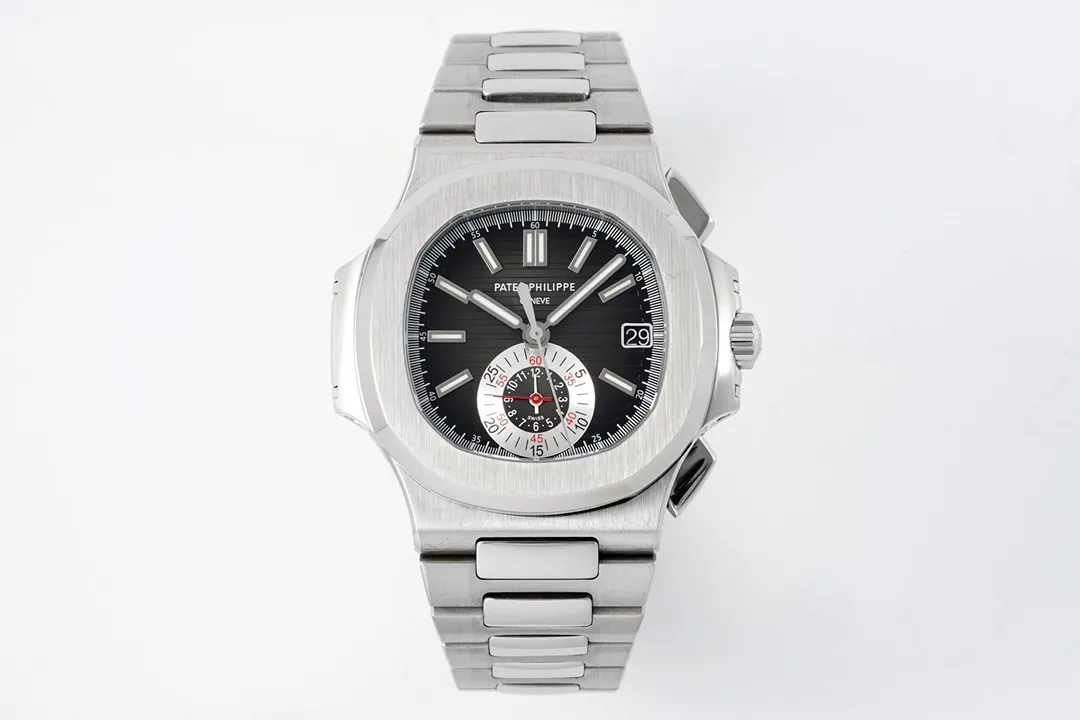 src_0-322.webp Patek Philippe 5980 Nautilus Black Dial Steel - Image 1