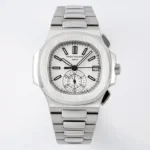 Patek Philippe Nautilus 5980 Silver Chronograph – Watch & Excellence