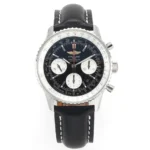 Breitling Navitimer 1 B01 Chronograph Black Leather