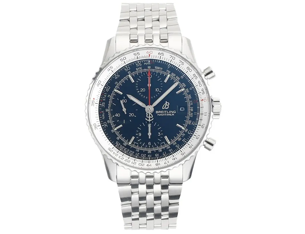 src_0-375.webp Breitling Navitimer Chronograph Blue Dial Steel - Image 1