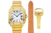 Cartier Santos de Cartier Watch Gold White